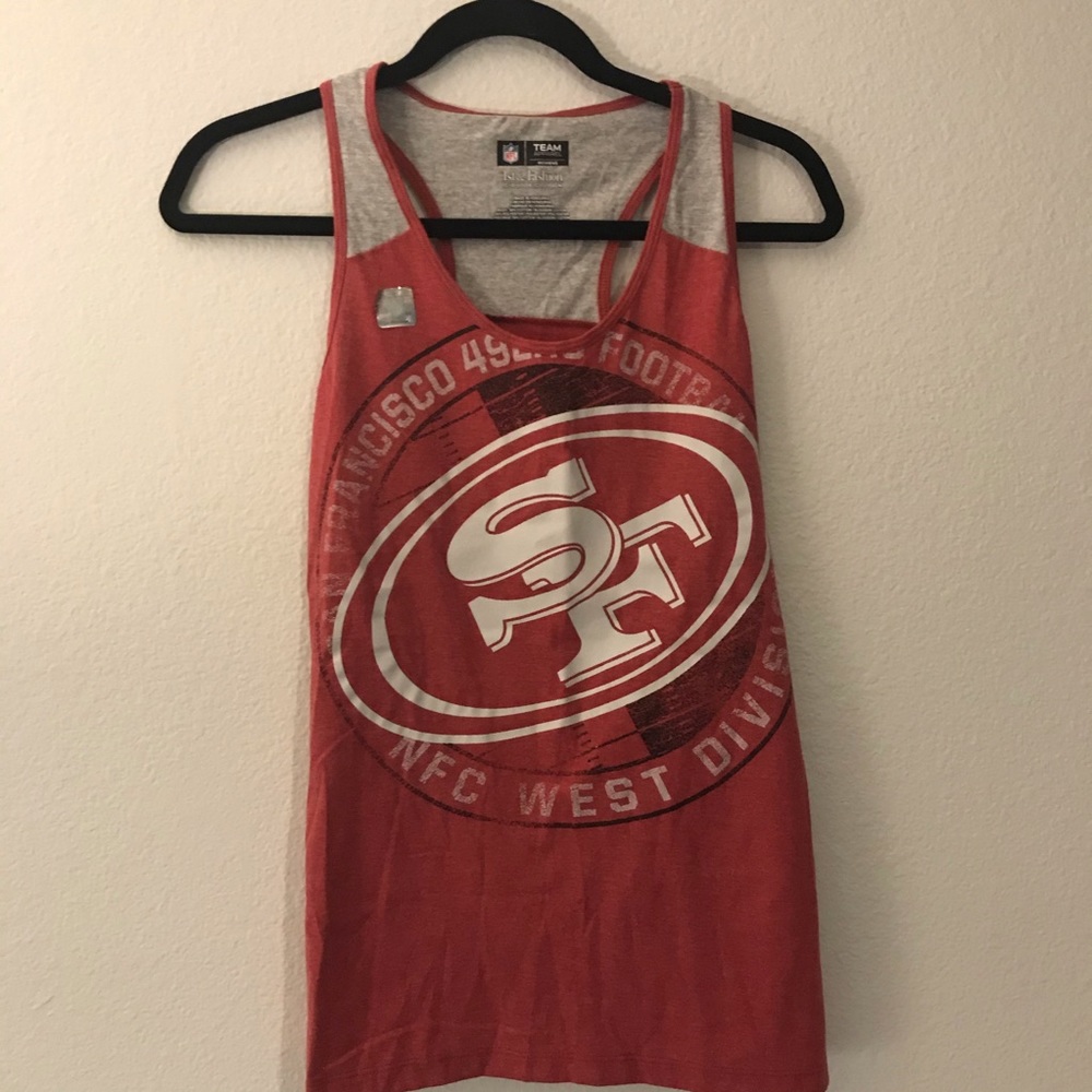 NWT Women’s 49ers tank top NFL brand apparel